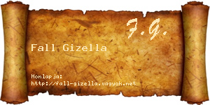 Fall Gizella névjegykártya